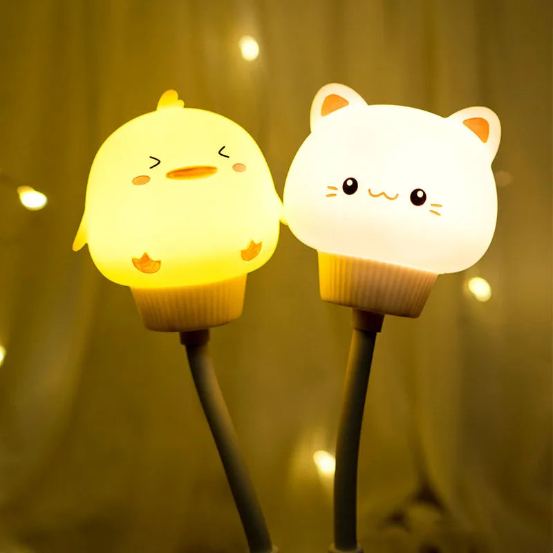 LED Chlidren USB Night Light Cute Cartoon Night Lamp Bear Remote Control for Baby Kid Bedroom Decor Bedside Lamp Christmas Gift