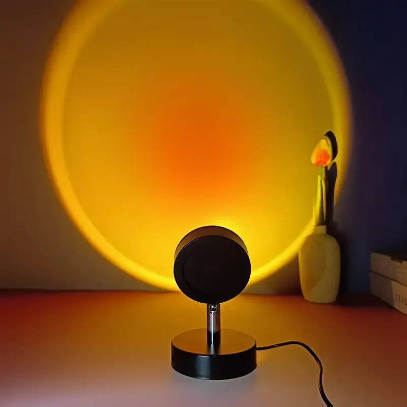 Sunset Atmosphere Lamp, Night Light, Bedside Lamp, Sunset Lamp for Photography, Bedroom Sunset Lamp, Projection of Sunset Lamp